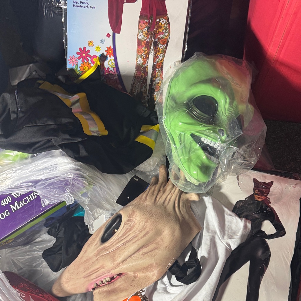 Spirit Green Alien Mask Costume
